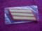 mc78 NIP NEW Pair USMC US Marine Corps 3 Bar Service Strips for Dress Blue Uniform NEW IN PACKAGE,