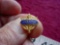 Gold Tone & Enamel High School SPANISH Award Lapel Pin Attractive High School SPANISH award pin.