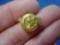 WWII US Army Gold Honorable Discharge Ruptured Duck Lapel Pin HDP11 WWII era US Army Honorable