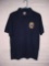 US Navy Mine Hunter Coastal Crew Force Patched Black Polo Shirt Size M . Nice US Navy MINE HUNTER