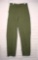 30 . US Army OG-507 Durable Press Olive Green Uniform Fatigue Utility Pants 27? Waist . Pre-owned
