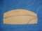 ghat46 . Named WWII US Army Chemical Corps Piped Khaki Uniform Garrison Cap . Original WWII era US