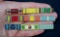 Three 3-Place US Army Ribbon Bar Racks showing WWII & Korean War Service . Three 3-place ribbon bar