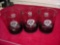 1970s Washington Redskins Glass Tumblers Shell Oil Gas Premium Set of 3 Super attractive set of 3