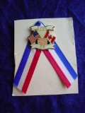 VFW Post 3146 and 58 USA and CANADA Friendship Badge & Ribbon I believe this is a USA ? CANADA