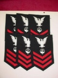 ddb Dealer Lot of 6 NOS USCG US Coast Guard E-6 PO1 Marine Science Technician Rating Patch Dealer