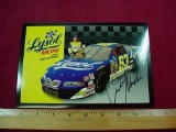 6 . Hand Signed Photo of NASCAR Driver Curtis Markham Lysol Car #63 . Nice hand signed promotional