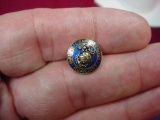 Beautiful Gold and Enamel US Marine Corps League Auxiliary Lapel Pin Beautiful and well made lapel