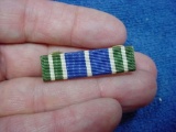 US Army Achievement Medal Ribbon Bar Clutch Back Has double clutch pins and keepers on the reverse.