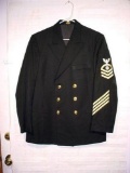 Official USN US Navy Electrician Mate Chief Petty Officer Uniform Coat 40S . Beautiful US Navy EM