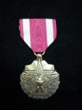 Original Ceremony Awarded US Meritorious Service Medal This is an original military ceremony awarded