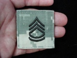 1 US Army Sergeant First Class SFC Rank Tab for ACU Army Combat Uniform . US Army E-7 Sergeant First