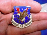 ms109 VAC Valiant Air Command Warbird Aircraft Museum Enamel Crest Pin . VAC Valiant Air Command