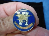 ms83 NSWDG DEVGRU US Navy Seal Team Six Enamel Morale lapel or Hat Pin . US Navy Seal Team Six