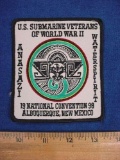 Large 1998 US Submarine Veterans of World War II National Convention Patch 1998 National Convention