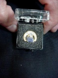 50 Years Membership UCT United Commercial Travelers Lapel Pin w/ Diamond . Beautiful boxed 50 Years