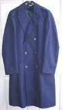 USAF US Air Force Navy Blue Wool Serge Overcoat Size 37R Very nice 1976 dated United States Air