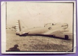 WWII Photograph 33rd Pursuit Sq. P-30 PB2 Aircraft Langley Field Interesting and rare Pre-WWII era