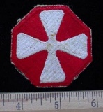 WWII CUT EDGE US 8th ARMY PATCH ORIGINAL WW2 Nice original WWII US 8th Army patch. Has the proper