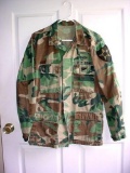 US Army 2nd Division BDU Coat Pathfinder EIB Paratrooper Airborne US ARMY BDU coat to a Major