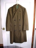 Vietnam War 1966 Dated Wool Serge USMC US Marine Corps Green Uniform Overcoat Very nice classic US