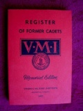 Register of Former Cadets VMI Memorial Edition Virginia Military Institute 1957 Medium format (6.0?