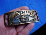 Vintage 1950-60s Union Academy Bartow Florida Black School Belt Buckle RARE circa 1950-60s belt