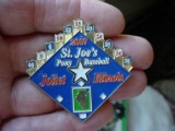 bc60 2007 St Joe's Pony Baseball Cooperstown Youth Little League Dream Team Trading Pin This is a