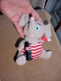 1993 Coca-Cola Plush Elephant with Coke Bottle Stuffed Animal Pre-owned plush stuffed animal