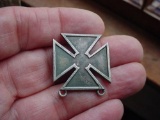 mb48 WWII Pin Back US Army MARKSMAN Marksmanship Badge Unmarked WWII ? Korean war era US Army