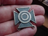 mb57 WWII Pin Back US Army Sharpshooter Marksmanship Badge Unmarked WWII era US Army SHARPSHOOTER