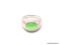 .925 STERLING SILVER LARGE GREEN CAT'S EYE RING; GORGEOUS .925 STERLING SILVER RING WITH STUNNING