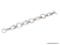 .925 INDUSTRIAL LOOK TOGGLE BRACELET; BEAUTIFUL ARTISAN DESIGNED STERLING SILVER BRACELET. HAS A