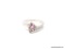 .925 AND PINK TOPAZ DINNER RING; BEAUTIFUL STERLING SILVER DINNER RING WITH .75 CT PINK TOPAZ AND