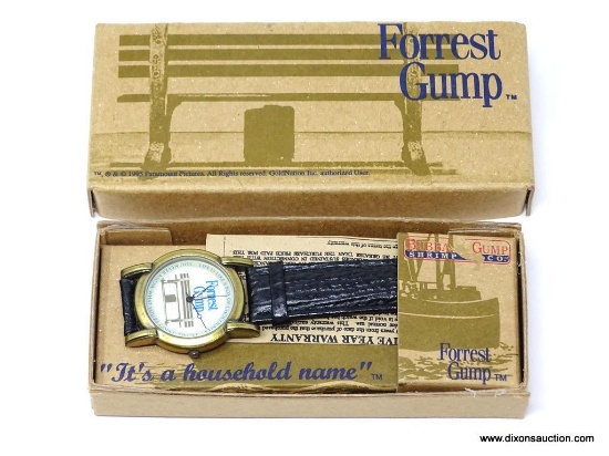 NEW IN BOX FORREST GUMP COLLECTABLE WATCH; GREAT COLLECTABLE FORREST GUMP WATCH FROM BUBBA GUMP