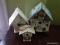 (FAM) LOT OF BIRDHOUSES; ALL ARE HANGING BIRDHOUSES AND ARE IN EXCELLENT CONDITION! 1 IS PAINTED