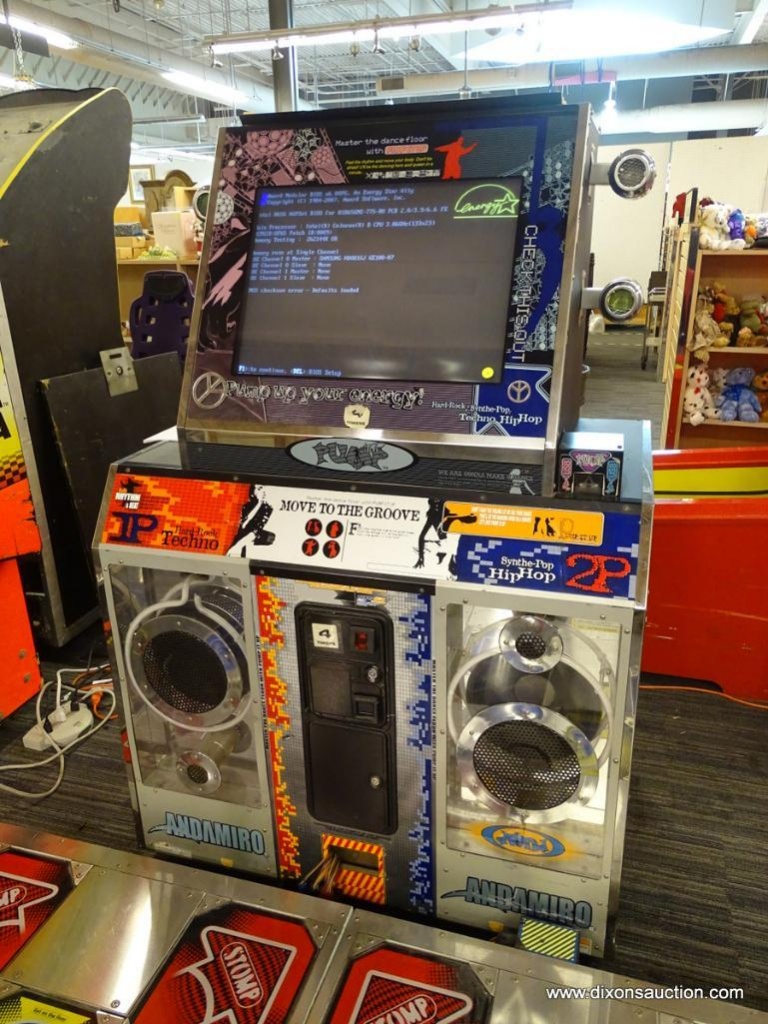 ANDAMIRO "PUMP IT UP" DANCE ARCADE GAME; MODEL #AM02-PUGKA, SERIAL  #GPUSBC08030006. THIS IS A | Art, Antiques & Collectibles Collectibles  Vintage Arcade & Coin-Op Machines Vintage Arcade Games | Online Auctions |
