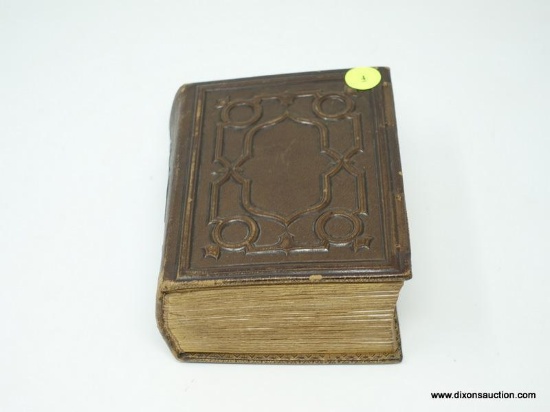 ANTIQUE PHOTO ALBUM; INCLUDES APPROXIMATELY 50 ANTIQUE VICTORIAN ERA PHOTOGRAPHS IN AN ANTIQUE