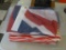 FLAG LOT; 3 PIECE LOT TO INCLUDE TWO 5 FT X 8 FT NYLON CANADIAN FLAGS IN THE ORIGINAL BOXES, AND A