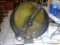 AUTUMAIRE SHOP FAN; 42 IN YELLOW AND BLACK TILT DRUM SHOP FAN. IN GREAT WORKING ORDER!