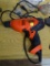 DRILL; BLACK & DECKER 10MM DRILL WITH 120V, 50/60 HZ. MODEL DR202. HAS NOT BEEN TESTED