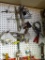 PARTIAL WALL LOT; INCLUDES HAND SNIPS, STAPLERS, OIL FILTER WRENCHES, ETC.