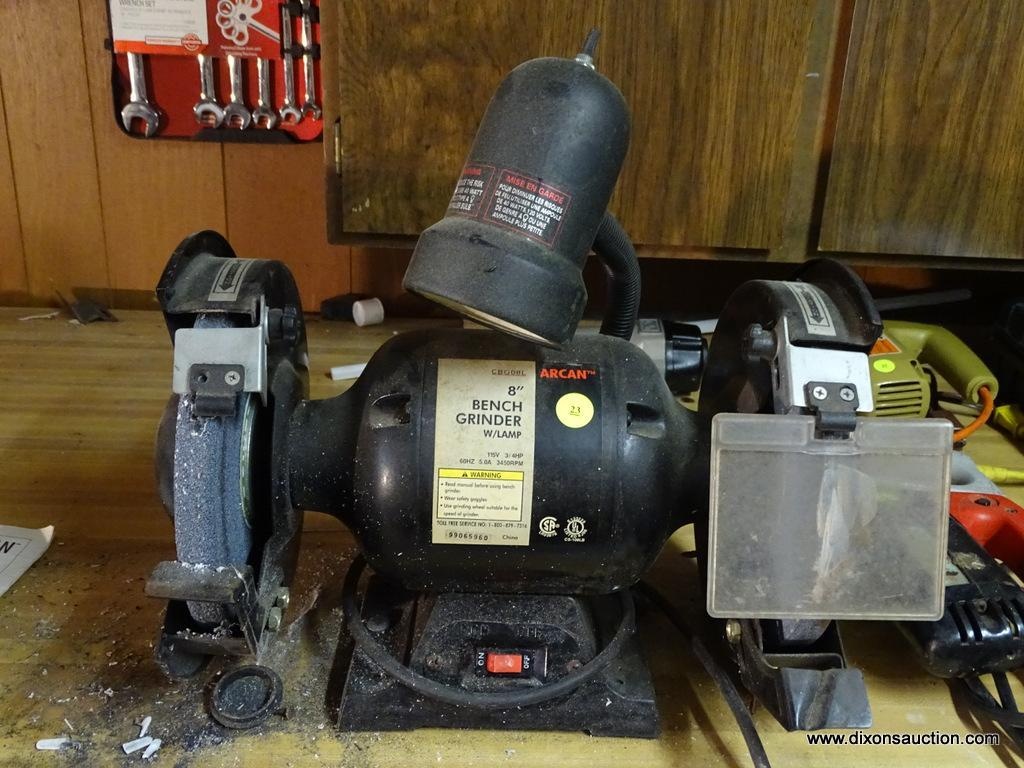 BENCH GRINDER; ARCAN 8 IN GRINDER IN 