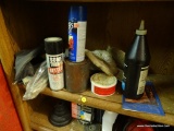 ASSORTED LOT; INCLUDES SOMETHING BETTER FOR VINYL, RUBBER, AND PLASTIC, SPRAY PAINT, AND MORE!