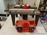 CRAFTSMAN ROUTER TABLE AND ROUTER; HAS NOT BEEN TESTED AND APPEARS TO BE IN USED CONDITION. ALSO