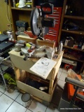 MITER SAW; CRAFTSMAN 12 IN COMPOUND MITER SAW. MODEL 315.212240. HAS NOT BEEN TESTED. HAS MANUAL AND