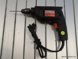TRUE VALUE DRILL; MASTER MECHANIC DOUBLE INSULATED VARIABLE SPEED REVERSING 1/3 HP DRILL. HAS NOT