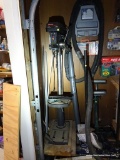 DRILL PRESS; CRAFTSMAN 15 IN DRILL PRESS WITH A 1 HP MOTOR AND 12 SPEEDS. HAS A 5/8 IN CHUCK AND THE