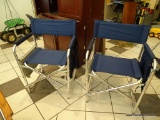 SET OF PICNIC TIME CHAIRS; SET OF 2 NAVY BLUE PICNIC TIME 