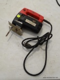 JIGSAW; MILLER FALLS JIGSAW. CAT NO. SP2060. 115-125 VOLTS, 3200 SPM, 116 HP, 25-60 HZ, AND DOUBLE